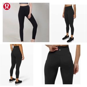LULULEMON Athletica Align II High Rise Yoga Pant 25” Black Leggings Size 8
